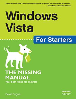 E-Book (epub) Windows Vista for Starters: The Missing Manual von David Pogue