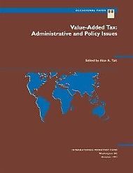 eBook (epub) Value-Added Tax: Administrative and Policy Issues de Alan Tait