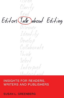 E-Book (pdf) Editors Talk about Editing von Susan L. Greenberg