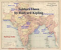 eBook (epub) Soldiers Three de Rudyard Kipling