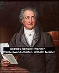 E-Book (epub) Goethes Romane: Werther, Wahlverwandschaften, Wilhelm Meister von Johann Wolfgang von Goethe