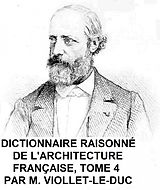 E-Book (epub) Dictionnaire Raisonne de l'Architecture Francaise, Tome 4 von Viollet-Le-Duc
