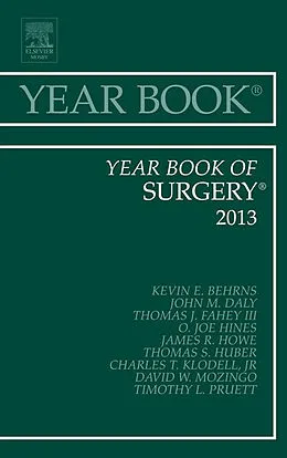 E-Book (epub) Year Book of Surgery 2013 von Kevin E. Behrns