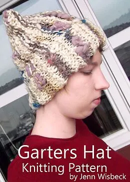 E-Book (epub) Garter Hat Knitting Pattern von Jenn Wisbeck