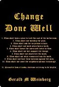 E-Book (epub) Change Done Well von Gerald M. Weinberg