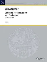 Joseph Schwantner Notenblätter Konzert