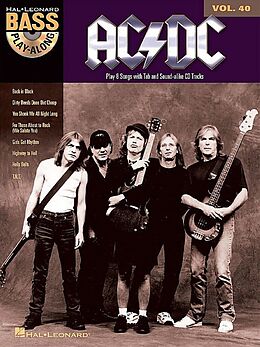 Kartonierter Einband AC/DC: Bass Play-Along Volume 40 von Ac, DC