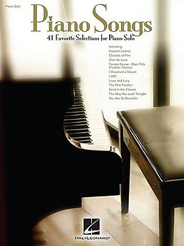  Notenblätter Piano Songsfor piano solo