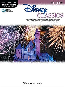 Kartonierter Einband Disney Classics: For Flute Instrumental Play-Along Pack von 