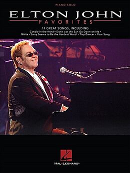 Elton John Notenblätter Favorites