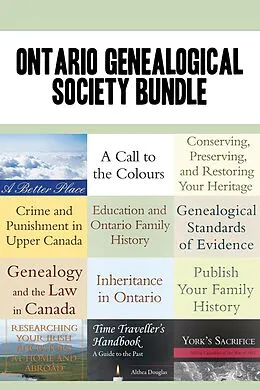 E-Book (epub) Ontario Genealogical Society 12-Book Bundle von Jane E. MacNamara, Kenneth Cox, Kennis Kim