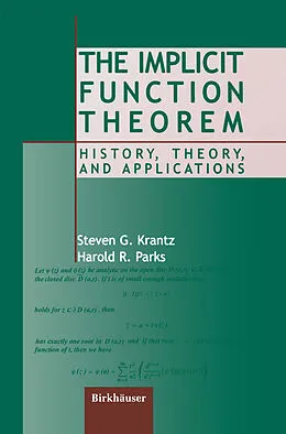 E-Book (pdf) The Implicit Function Theorem von Steven G. Krantz, Harold R. Parks