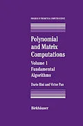 E-Book (pdf) Polynomial and Matrix Computations von Dario Bini, Victor Y. Pan