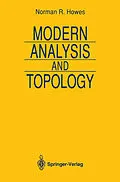 E-Book (pdf) Modern Analysis and Topology von Norman R. Howes