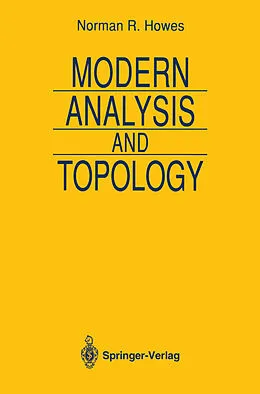 E-Book (pdf) Modern Analysis and Topology von Norman R. Howes