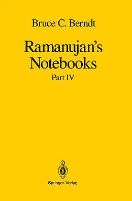 E-Book (pdf) Ramanujan's Notebooks von Bruce C. Berndt