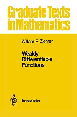 E-Book (pdf) Weakly Differentiable Functions von William P. Ziemer