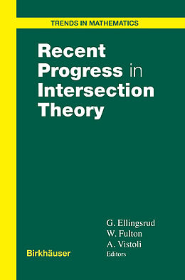 eBook (pdf) Recent Progress in Intersection Theory de 