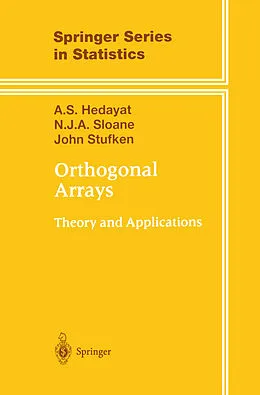 E-Book (pdf) Orthogonal Arrays von A. S. Hedayat, N. J. A. Sloane, John Stufken