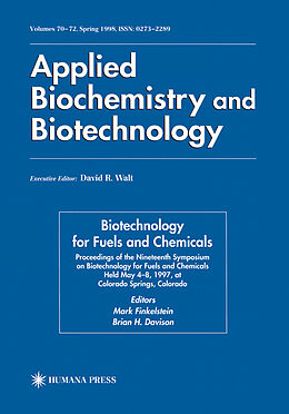 E-Book (pdf) Biotechnology for Fuels and Chemicals von 