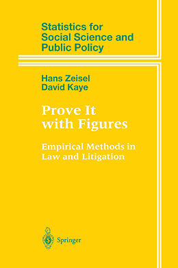 eBook (pdf) Prove It with Figures de Hans Zeisel, David Kaye