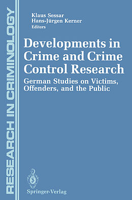 eBook (pdf) Developments in Crime and Crime Control Research de 
