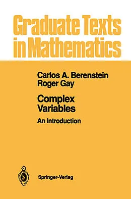 E-Book (pdf) Complex Variables von Carlos A. Berenstein, Roger Gay