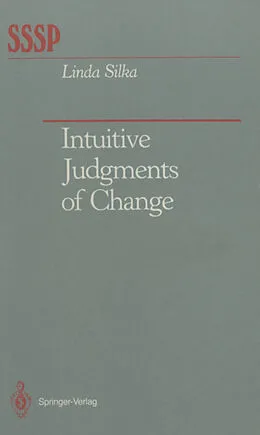 E-Book (pdf) Intuitive Judgments of Change von Linda Silka