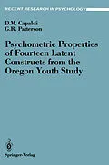 E-Book (pdf) Psychometric Properties of Fourteen Latent Constructs from the Oregon Youth Study von Deborah N. Capaldi, Gerald R. Patterson