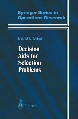 E-Book (pdf) Decision Aids for Selection Problems von David L. Olson