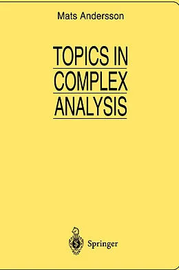 E-Book (pdf) Topics in Complex Analysis von Mats Andersson