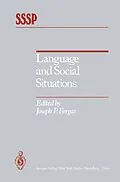 E-Book (pdf) Language and Social Situations von Joseph P. Forgas