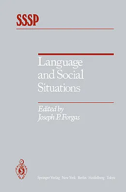 E-Book (pdf) Language and Social Situations von Joseph P. Forgas