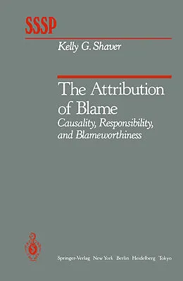E-Book (pdf) The Attribution of Blame von K. G. Shaver