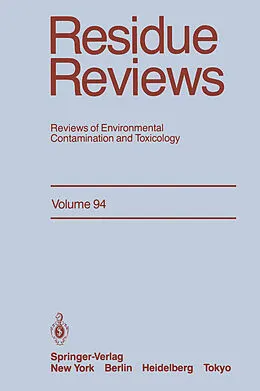 E-Book (pdf) Residue Reviews von Francis A. Gunther