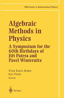 Couverture cartonnée Algebraic Methods in Physics de 