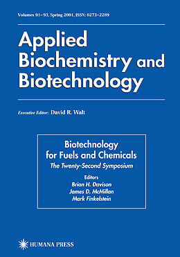 Kartonierter Einband Twenty-Second Symposium on Biotechnology for Fuels and Chemicals von 
