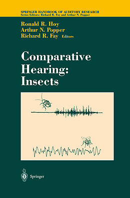 Couverture cartonnée Comparative Hearing: Insects de 