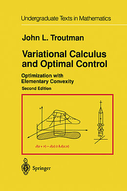 Couverture cartonnée Variational Calculus and Optimal Control de John L. Troutman