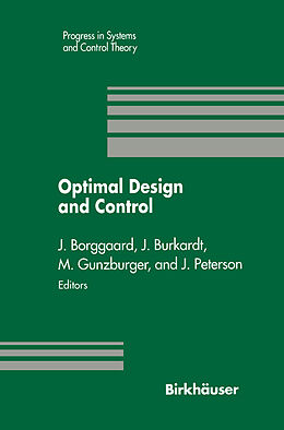 Couverture cartonnée Optimal Design and Control de 