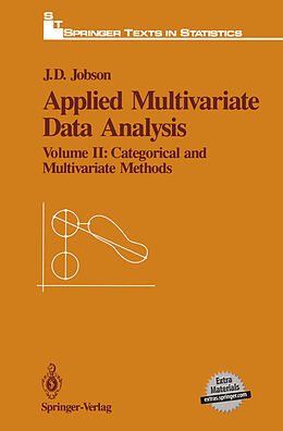 Kartonierter Einband Applied Multivariate Data Analysis von J. D. Jobson