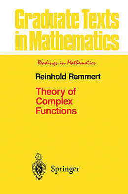 Couverture cartonnée Theory of Complex Functions de Reinhold Remmert