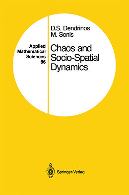Couverture cartonnée Chaos and Socio-Spatial Dynamics de Michael Sonis, Dimitrios S. Dendrinos