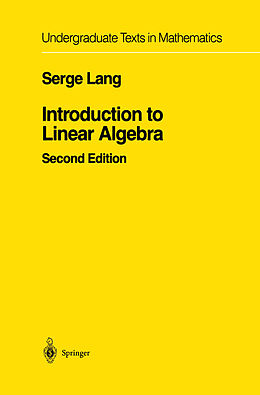 Kartonierter Einband Introduction to Linear Algebra von Serge Lang