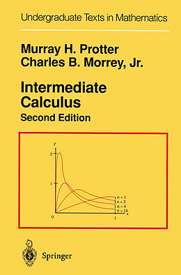 Kartonierter Einband Intermediate Calculus von Charles B. Jr. Morrey, Murray H. Protter
