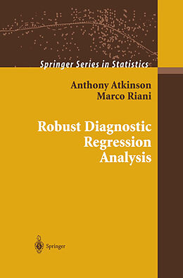 Couverture cartonnée Robust Diagnostic Regression Analysis de Marco Riani, Anthony Atkinson