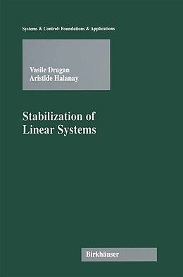 Couverture cartonnée Stabilization of Linear Systems de Aristide Halanay, Vasile Dragan
