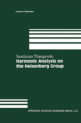 Kartonierter Einband Harmonic Analysis on the Heisenberg Group von 