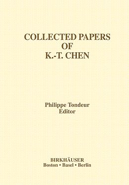 Couverture cartonnée Collected Papers of K.-T. Chen de 