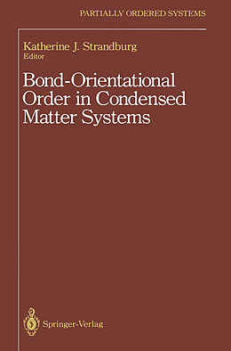 Couverture cartonnée Bond-Orientational Order in Condensed Matter Systems de 